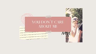 Shakira-You Don&#39;t Care About Me (Lyric Video)