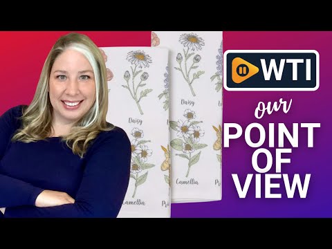 TT & Lola Garden Lover's Delight - Floral Daisy Primrose Peony Lupine Camellia Country Farmhouse Kitchen Hand Tea Towel Set of 2 100% Ultra Absorbent Cotton - WTI product video review