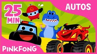 Las Mejores Canciones de Autos &amp; Camiones Salvajes | +Recopilación | Pinkfong Canciones Infantiles