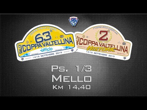 63° Rally Coppa Valtellina - Ps.1/3 - Mello Km. 14,40