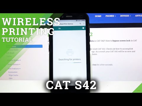 How to Connect Cat S42 to Printer - Printing Settings