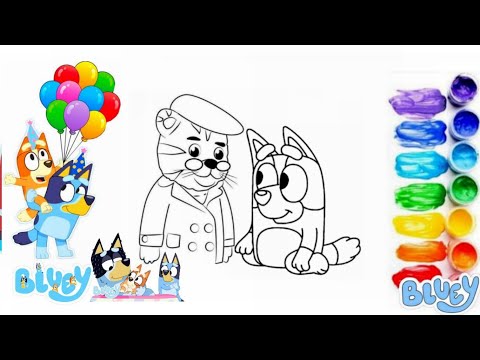 Bluey with Detective Tiger Adventure 🐯🔍 | Bluey 💙