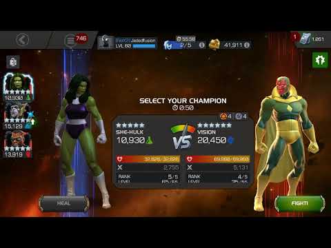 Mcoc Map 7 og vision mesmerize