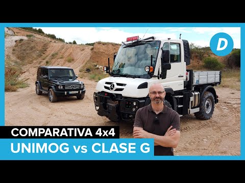 Comparativa 4×4 ¡al límite! Mercedes Unimog vs Mercedes Clase G | Prueba | Review | Diariomotor