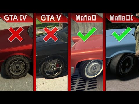 THE BIG COMPARISON | GTA IV vs. GTA V vs. Mafia II vs. Mafia III | ULTRA