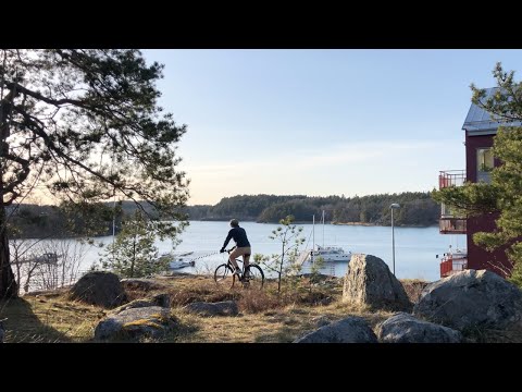 Hiking and Biking around Gustavsberg in Stockholm Archipelago