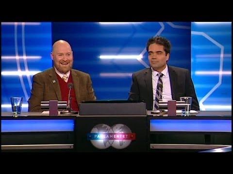 Blå partiets kunskaper om Tintin - Parlamentet (TV4)