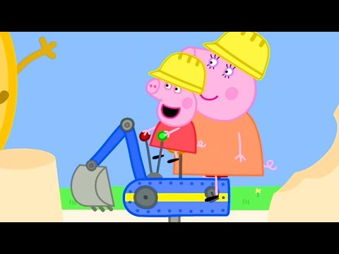 Peppa Pig Italiano 🔴 La grande giornata di Peppa al Mondo degli Escavatori - Cartoni Animati