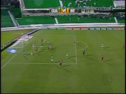 GOL  de Sandro - Guarani 0 - 3 Internacional