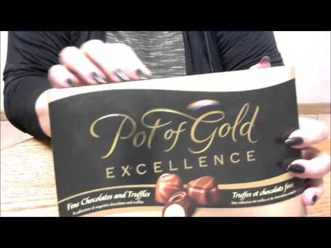 ASMR * Pot of Gold Chocolates Box * Tapping Scratching & Crinkles * Tingly & Relaxing *