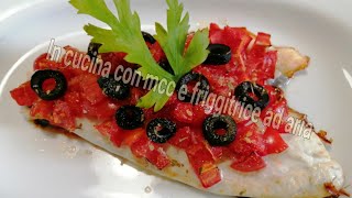 FRIGGITRICE AD ARIA - FILETTO DI ORATA ALLA MEDITERRANEA