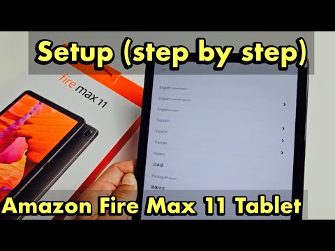 Amazon Fire Max 11 Tablet: How to Setup (step by step)