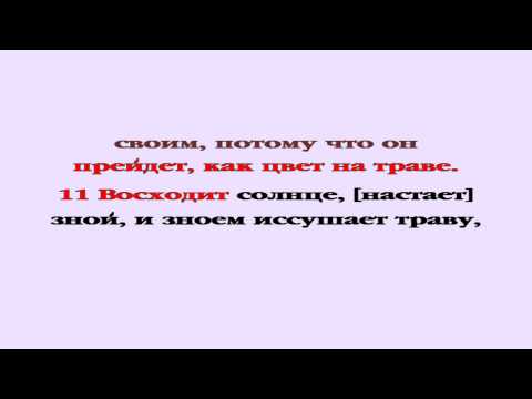 Видеобиблия. Послание Иакова. Глава 1