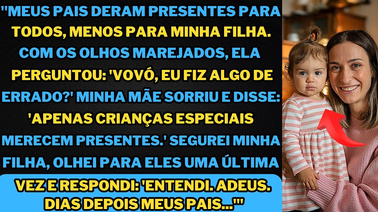 Todos Receberam Presentes, Menos Minha Filha  Sua Única Palavra Fez o Silêncio Tomar Conta da Sala.