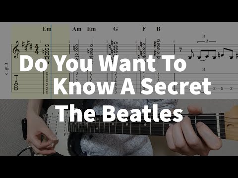Do You Want To Know A Secret - The Beatles | guitar tab easy