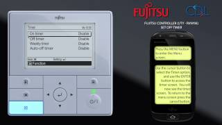 Video 111 - Fujitsu UTY-RVNYM Setting off timer settings