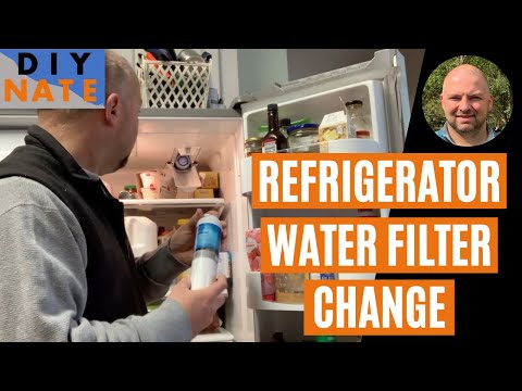 How to Quickly Change a Maytag / Whirlpool Refrigerator Water Filter! - by DIYNate