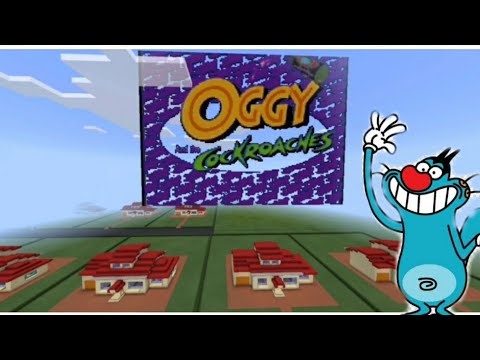 oggy and the cockroaches minecraft
