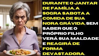 Ao saber da minha gravidez, minha sogra quis me destruir, mas logo percebeu o quão errado foi..