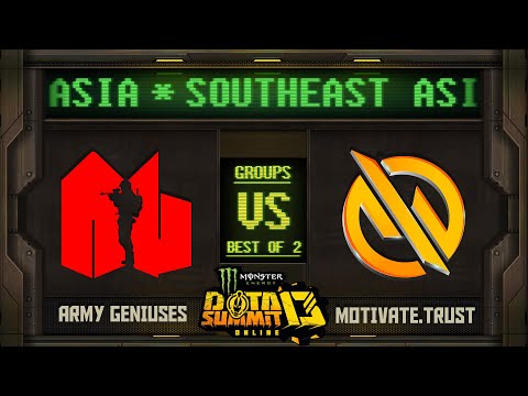 Army G vs MG.Trust Game 2 - Monster Energy Dota Summit 13 Online SEA: Groups w/ MLP & johnxfire