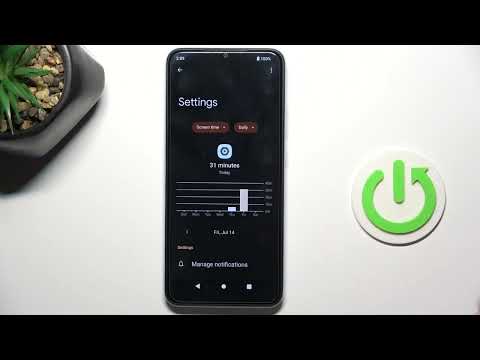 How to Check Total Screen Time on XIAOMI REDMI A2 - Manage Display Settings
