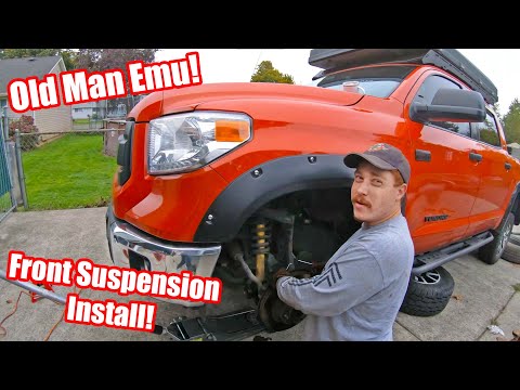 Toyota Tundra Overland Build! Old Man Emu Front Suspension Install!