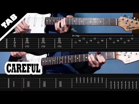 Careful - Paramore | Guitar TAB | Lesson | Tutorial