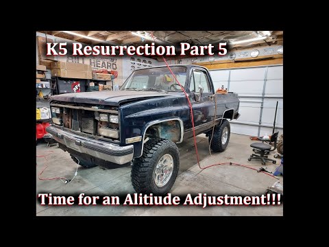 K5 Blazer Resurrection Part 5 - A Lift Kit, New Wheels and Tires!