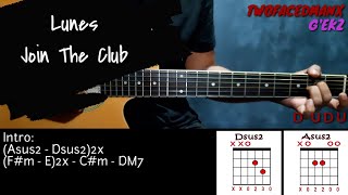 Lunes - Join The Club (Guitar Cover With Lyrics &amp; Chords)