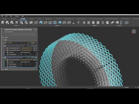 How to Generate Conformal Lattice Structures from CAD Parts