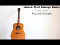 Conan Gray House That Always Rains Acoustic Karaoke