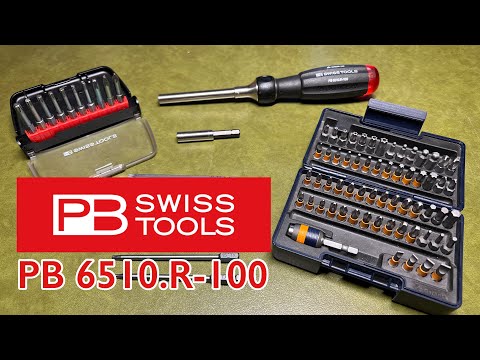 Die besten Bits der Welt PB Swiss Tools 6510.R-100 Garant Wera Werkzeug Ratschenschraubendreher