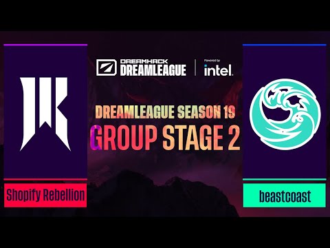 Dota2 - Shopify Rebellion vs beastcoast - Game 1 - DreamLeague Season 19 - Group Stage 2