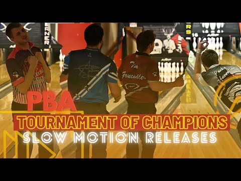 PBA Tournament of Champions 2023 | Top 24 Bowling Releases Slow Motion