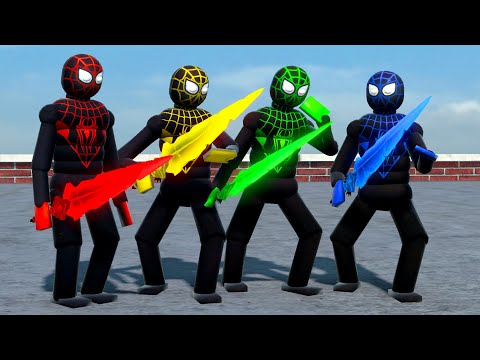 SPIDER-MAN GAME FIGHTS NPC WITH DYNAMIC AI RAGDOLL