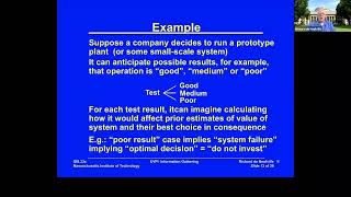 Unit 9: Value of Information, Video 3: Expected Value of Sample Information
