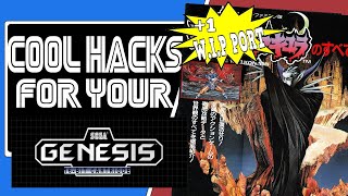 Cool Hacks for your Sega Genesis/ Mega Drive Part 8 (+1 W.I.P port)