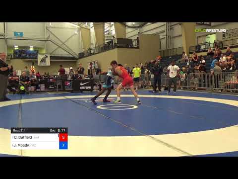 2018 UWW Cadet And U23 Nationals/U23 Greco-Roman 55 RR Rnd 2 - Dalton Duffield (Unat) Vs. Jabari M