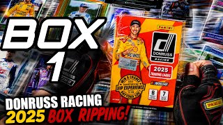 DONRUSS RACING 2025 BOX RIP! Did We Pull a HUGE NASCAR Hit?!
