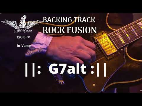 Backing Track  Rock Fusion in G7alt Vamp