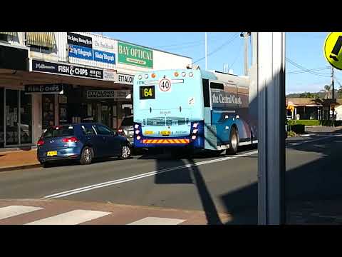 MAN 18.320 Bustech QLD Going Through Ettalong Beach NSW.
