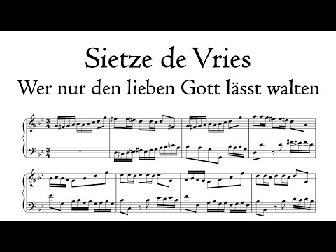 Sietze de Vries - Wer nur den lieben Gott lässt walten - Schnitger organ, Martinikerk, Hauptwerk