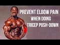 CHARLES GLASS | CORRECT FORM FOR TRICEPS PUSH-DOWN |