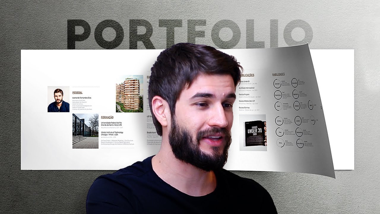 Como fazer Portfólio de Arquitetura - Veja o Meu (+ DICAS) por Leonardo Dias (Forbes Under30)