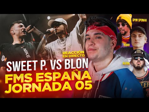SWEETPAIN INSPIRADO DA MIEDO 😱😱😱 BLON VS SWEETPAIN  - REACCIÓN FMS ESPAÑA JORNADA 05