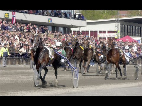 Gidde Palema & Åke Svanstedt vinner Oslo Grand Prix (1 100 000 kr) på Bjerke 2003. Segertid 1.12,2a.