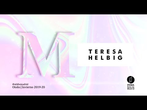 TERESA HELBIG en #MBFWMadrid - Enero 2019