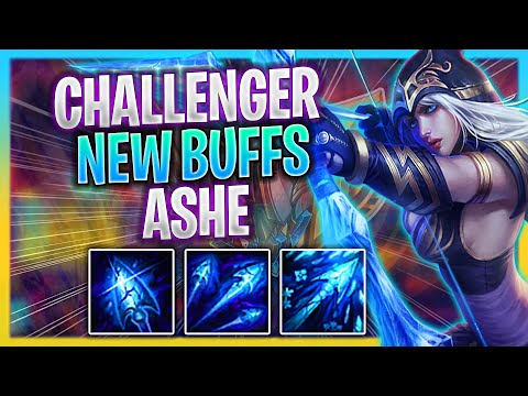 KOREAN CHALLENGER TRIES ASHE WITH NEW BUFFS! | Challenger Plays Ashe ADC vs Samira!  Season 2023