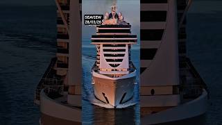 MSC SEAVIEW cruzeiro  navio 28/03/26 Santos Buzios Salvador @cruzeiros2025 #insta360   #shorts