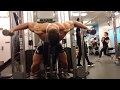 Reverse dumbbell fly's